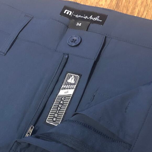 Travis Mathew Majestic X Players Pants in Blue Nights Size 34 - Picture 5 of 11